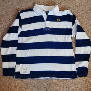 Boys Chaps long sleeve polo Size M